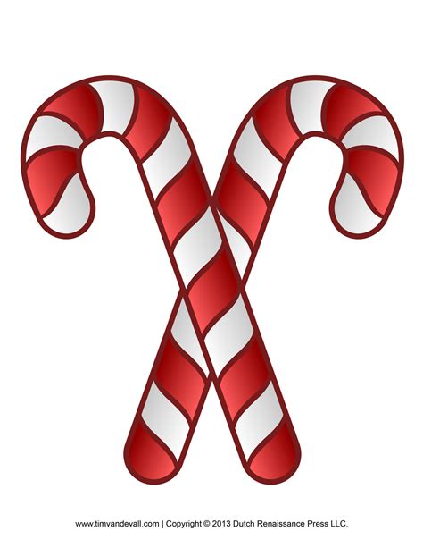 Free Candy Cane Printable